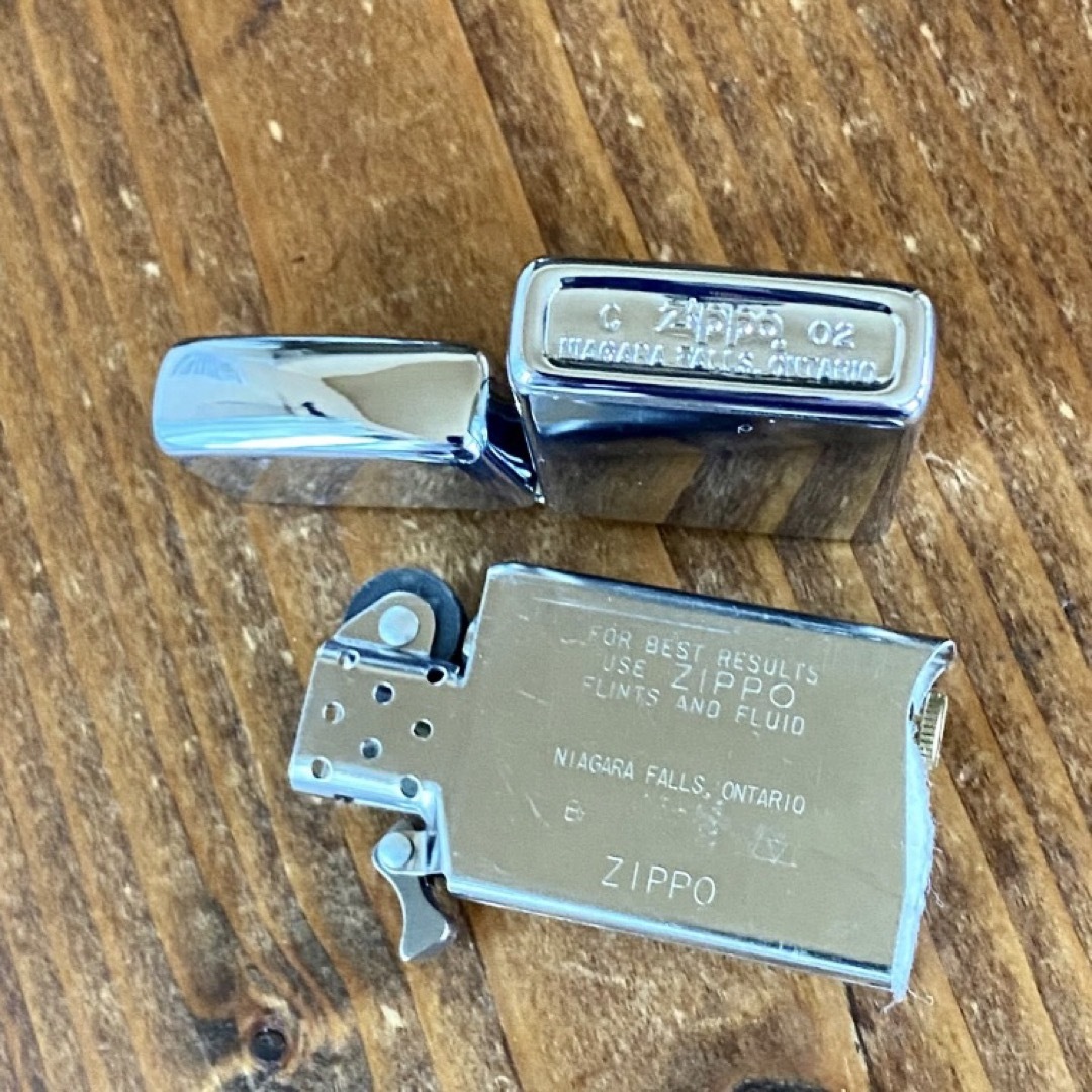 新品 Zippo CANADA ハイポリッシュ 無地 スリム カナダ ジッポー