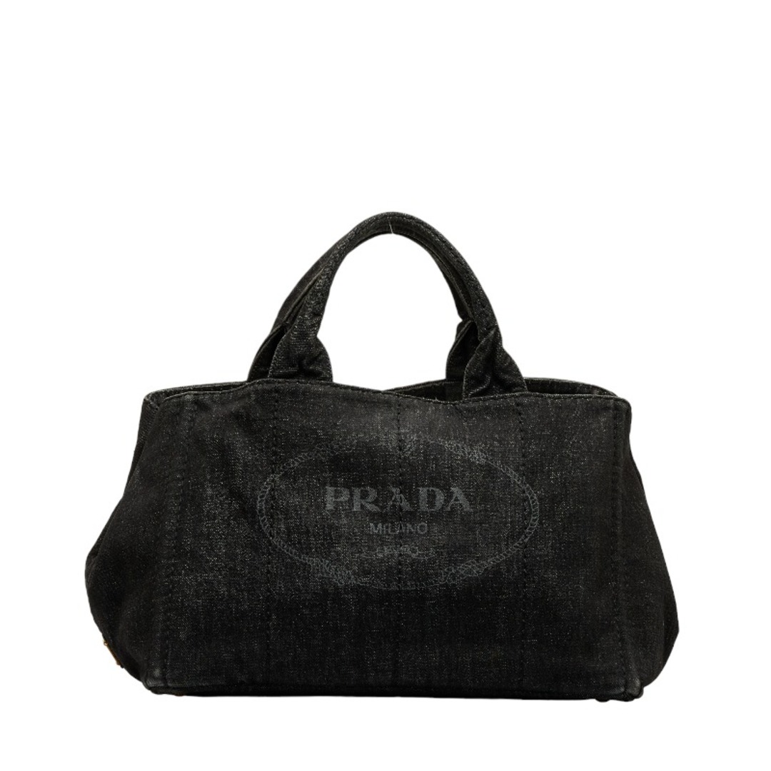 PRADA - プラダ カナパ M ハンドバッグ ショルダーバッグ 2WAY デニム