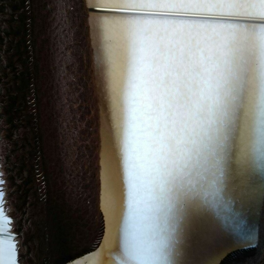 西松屋(ニシマツヤ)の西松屋　アニマルロンパース　ボアロンパース　羊　匿名配送 キッズ/ベビー/マタニティのベビー服(~85cm)(ロンパース)の商品写真