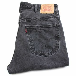 リーバイス(Levi's)の00s Levi'sリーバイス 505 ブラック デニムパンツ w38 L30★SDP2374 オールド ジーンズ ストレート オーバーサイズ ビッグサイズ(デニム/ジーンズ)