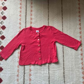 プチバトー(PETIT BATEAU)のプチバトー　カーディガン　24m86cm(ワンピース)