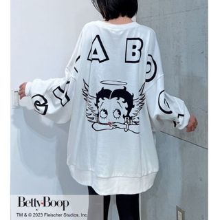 ジェイダ(GYDA)のGYDA BETTY BOOP（TM）BIGスウェットTOPS(トレーナー/スウェット)