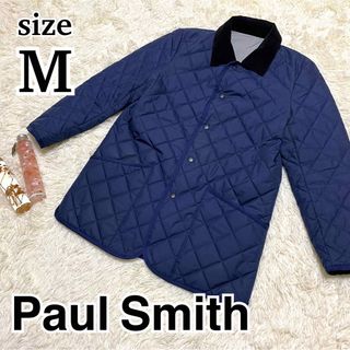 ポールスミス(Paul Smith)のポールスミス　キルティングジャケット　紺　グレー　リバーシブル　M(ブルゾン)