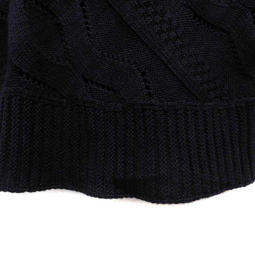 UNTITLED(アンタイトル)のアンタイトル  ニット セーター ドルマンスリーブ リブ コットン混 七分袖 0 レディースのトップス(ニット/セーター)の商品写真