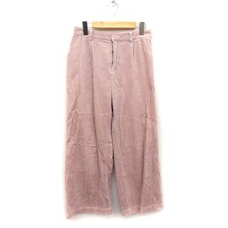 ダブルクローゼット(w closet)のダブルクローゼット w closet コーデュロイ ワイドパンツ 無地 コットン(その他)