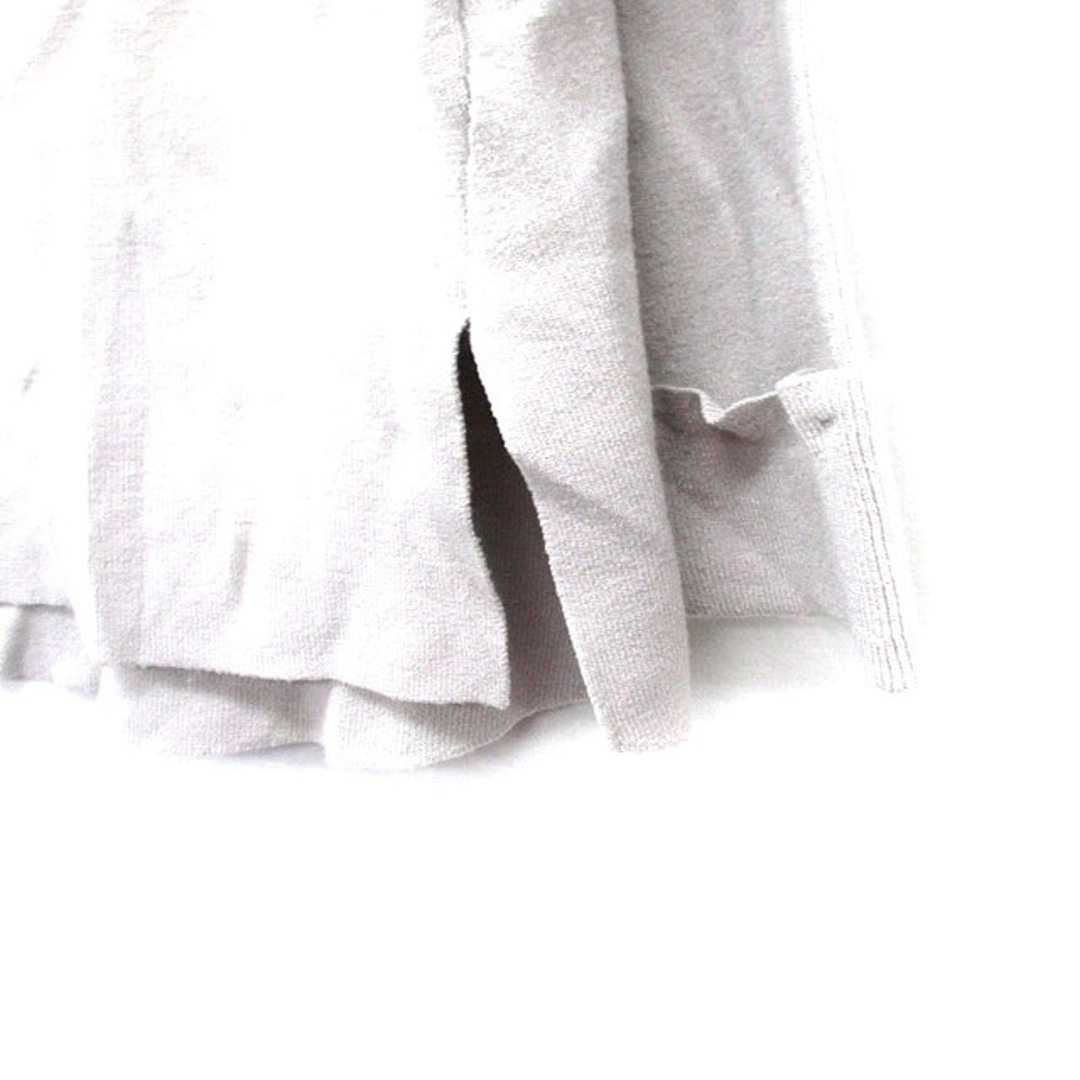 ABAHOUSE(アバハウス)のアバハウス ABAHOUSE ニット セーター 長袖 スリット シンプル グレー レディースのトップス(ニット/セーター)の商品写真
