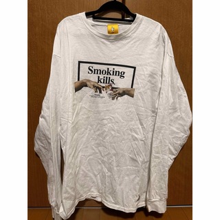 エフアールツー(#FR2)のFR2 smokingkills Tシャツ ロングスリーブ(Tシャツ/カットソー(七分/長袖))