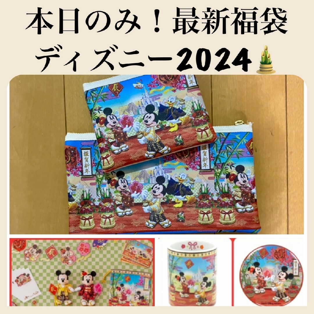 Disney(ディズニー)の本日のみ🎍最新福袋！ディズニーリゾート2024 お正月 レディースのファッション小物(ポーチ)の商品写真