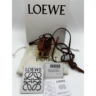 ロエベ(LOEWE)のLOEWE ロエベ バルーンバッグ ネックポーチ アナグラム カーフスキン(その他)