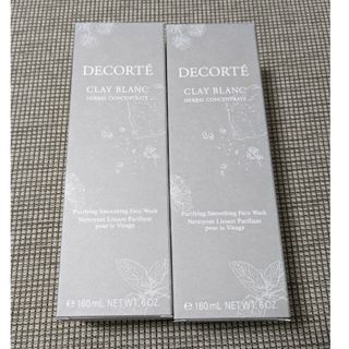 コスメデコルテ(COSME DECORTE)のコスメデコルテ クレイ ブラン　ハーバルフェイスウオッシュ ×２本(洗顔料)