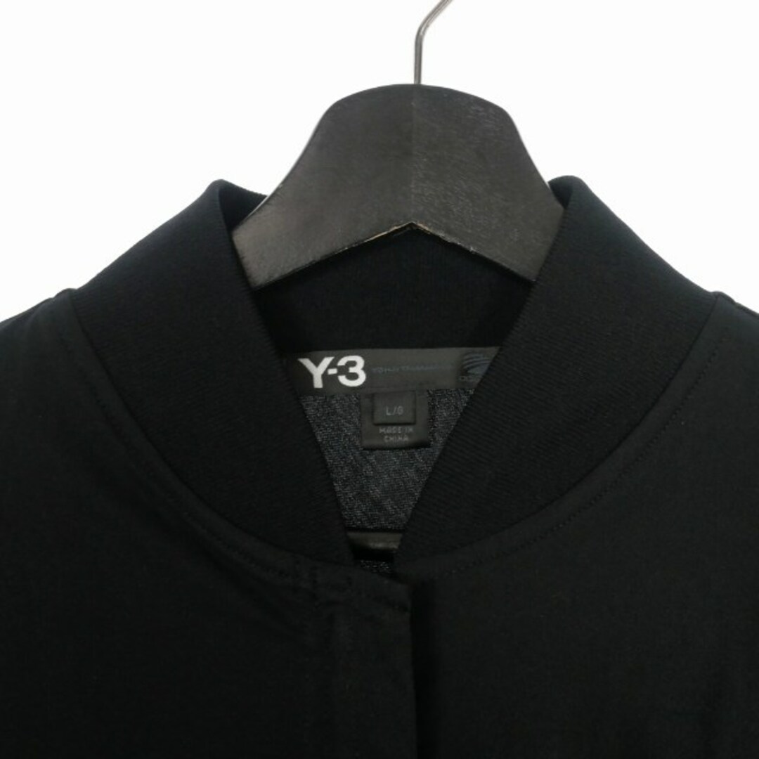 Y-3(ワイスリー)のワイスリー Y-3 ヨウジヤマモト アシンメトリーロングジャケット L ブラック レディースのジャケット/アウター(その他)の商品写真