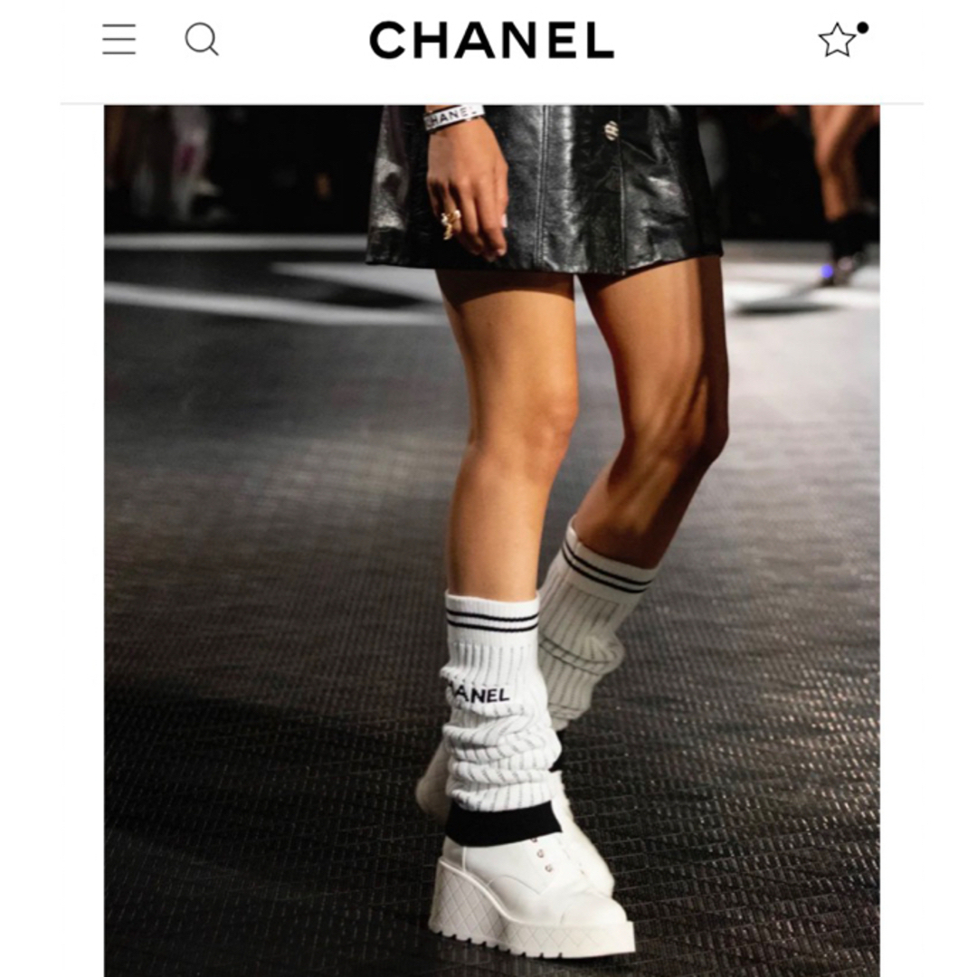 CHANEL 24C 完売品　レッグウォーマー　ゲートル　新作　新品