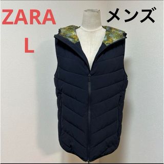ZARA - ZARA WATER REPELLENTシャイニー光沢パフベストの通販|ラクマ