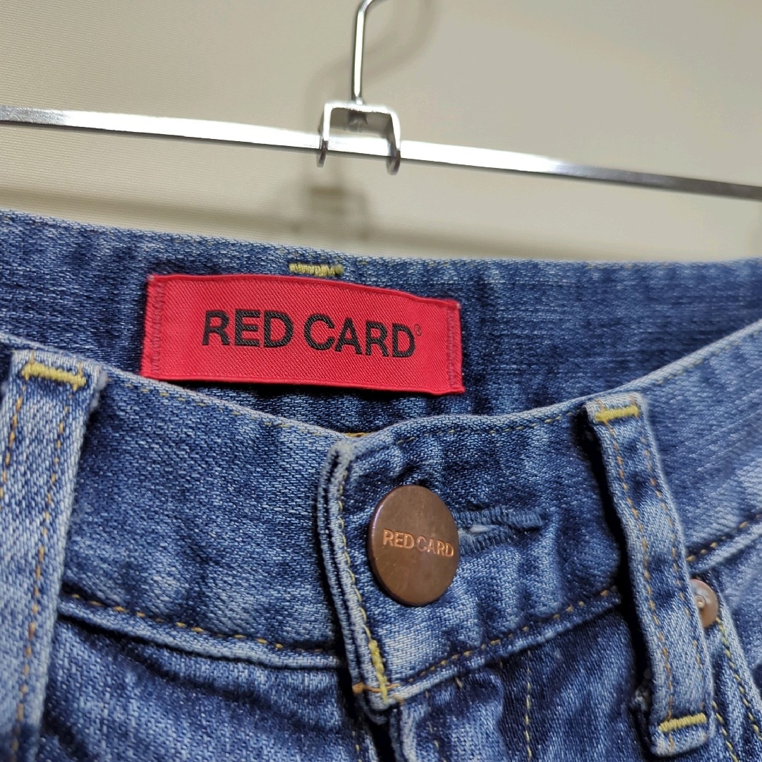 RED CARD(レッドカード)の★日本製 RED CARD USED加工 ストレッチ スリム デニムパンツ レディースのパンツ(デニム/ジーンズ)の商品写真
