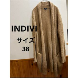 インディヴィ(INDIVI)のINDIVI    ニットカーディガン　セーター(カーディガン)