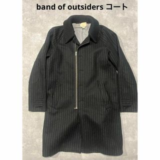 band of outsiders コート　ブラック　ストライプ　イタリア製