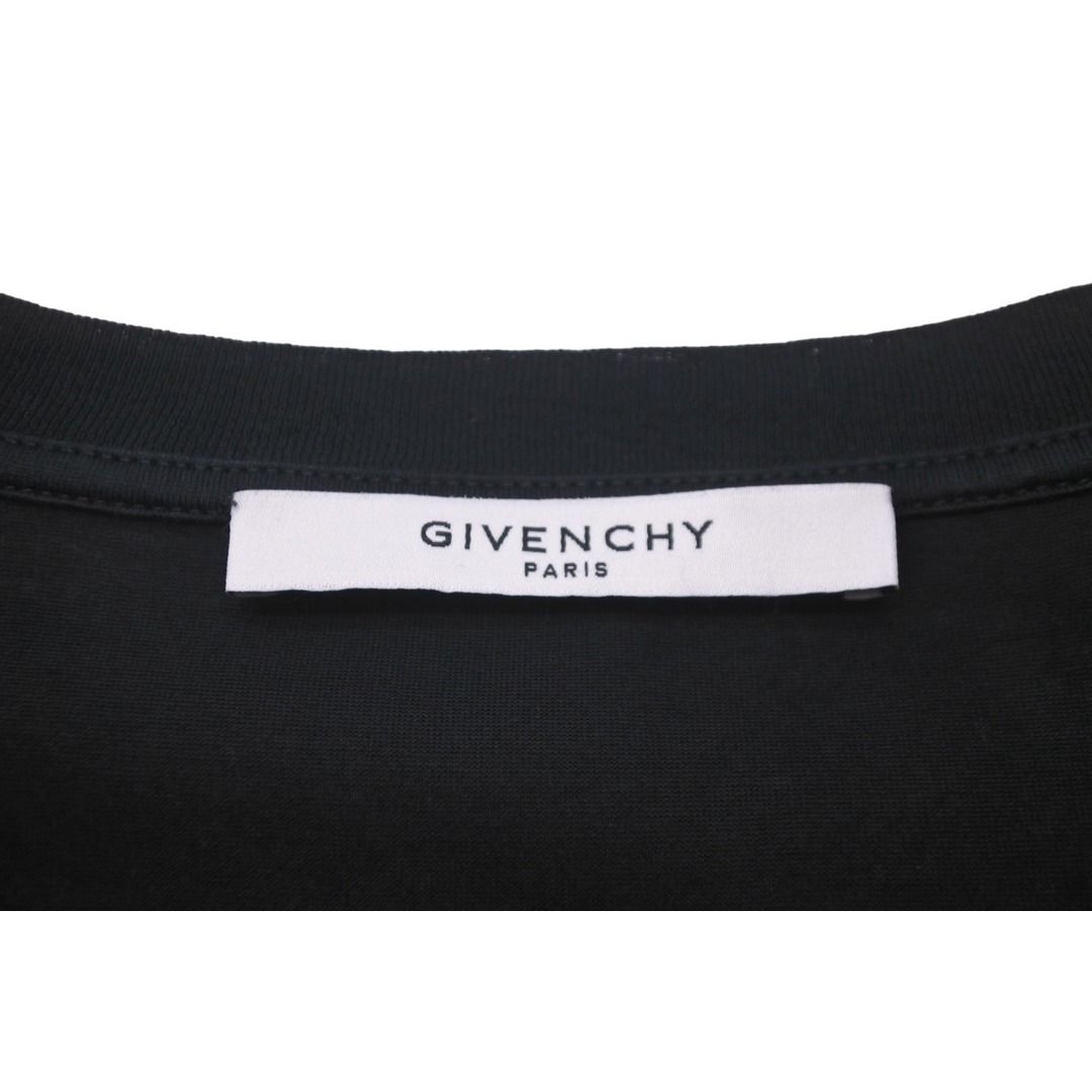 GIVENCHY(ジバンシィ)のGIVENCHY ジバンシィ 半袖Ｔシャツ トップス イタリア製 BM70PT30BV コットン ブラック サイズL 美品 中古 57704 レディースのトップス(Tシャツ(半袖/袖なし))の商品写真