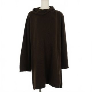 マックスマーラ(Max Mara)のマックスマーラ MAX MARA ハイネック ニットワンピース XL 茶(その他)