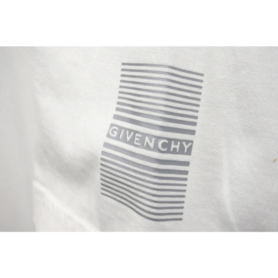 GIVENCHY(ジバンシィ)のGIVENCHY ジバンシィ 半袖 Ｔシャツ BRANDED TAPE DETAILS BM70WJ3002 コットン ホワイト 良品 中古57707 レディースのトップス(Tシャツ(半袖/袖なし))の商品写真