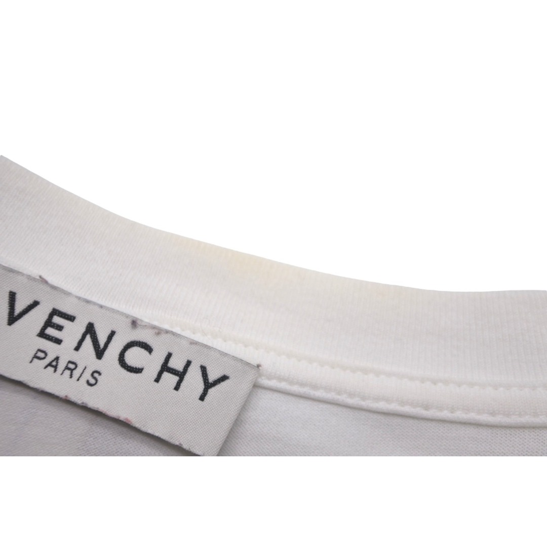 GIVENCHY(ジバンシィ)のGIVENCHY ジバンシィ 半袖 Ｔシャツ BRANDED TAPE DETAILS BM70WJ3002 コットン ホワイト 良品 中古57707 レディースのトップス(Tシャツ(半袖/袖なし))の商品写真