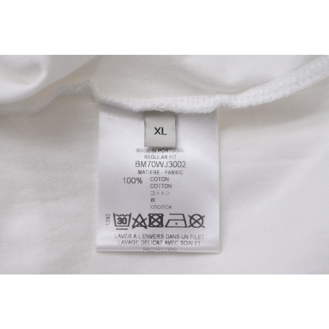 GIVENCHY(ジバンシィ)のGIVENCHY ジバンシィ 半袖 Ｔシャツ BRANDED TAPE DETAILS BM70WJ3002 コットン ホワイト 良品 中古57707 レディースのトップス(Tシャツ(半袖/袖なし))の商品写真