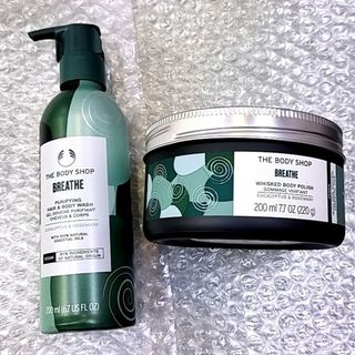 THE BODY SHOP - ザボディショップ　ヘア＆ボディシャンプー&ボディスクラブ　2点セット