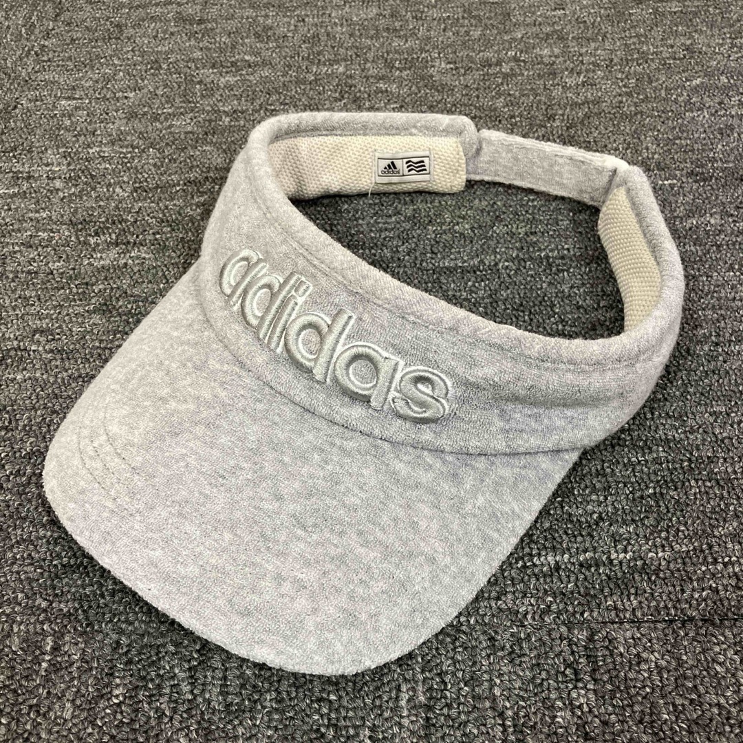 adidas(アディダス)の即決 adidas アディダス サンバイザー メンズの帽子(サンバイザー)の商品写真