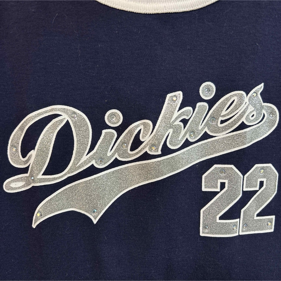 Dickies(ディッキーズ)のディッキーズ　ネイビー　ホワイト　ロゴ　Tシャツ レディースのトップス(Tシャツ(半袖/袖なし))の商品写真