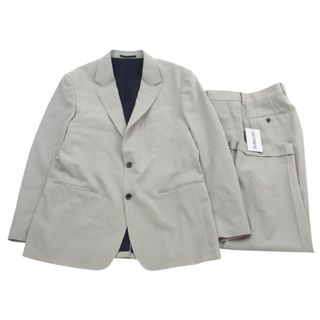 ワコマリア(WACKO MARIA)のWACKO MARIA ワコマリア セットアップ DORMEUIL ドーメル PLEATED TROUSERS TYPE2 SINGLE BREASTED JACKET TYPE3 ワンタック スラックス パンツ ノッチ ドラペル シングル 2B テーラード ジャケット セットアップ ベージュ系 XL【美品】【中古】(その他)