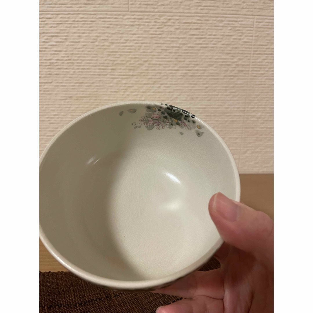 九谷青窯(クタニセイヨウ)の抹茶茶碗 茶器 茶道具　九谷由紀 エンタメ/ホビーの美術品/アンティーク(陶芸)の商品写真