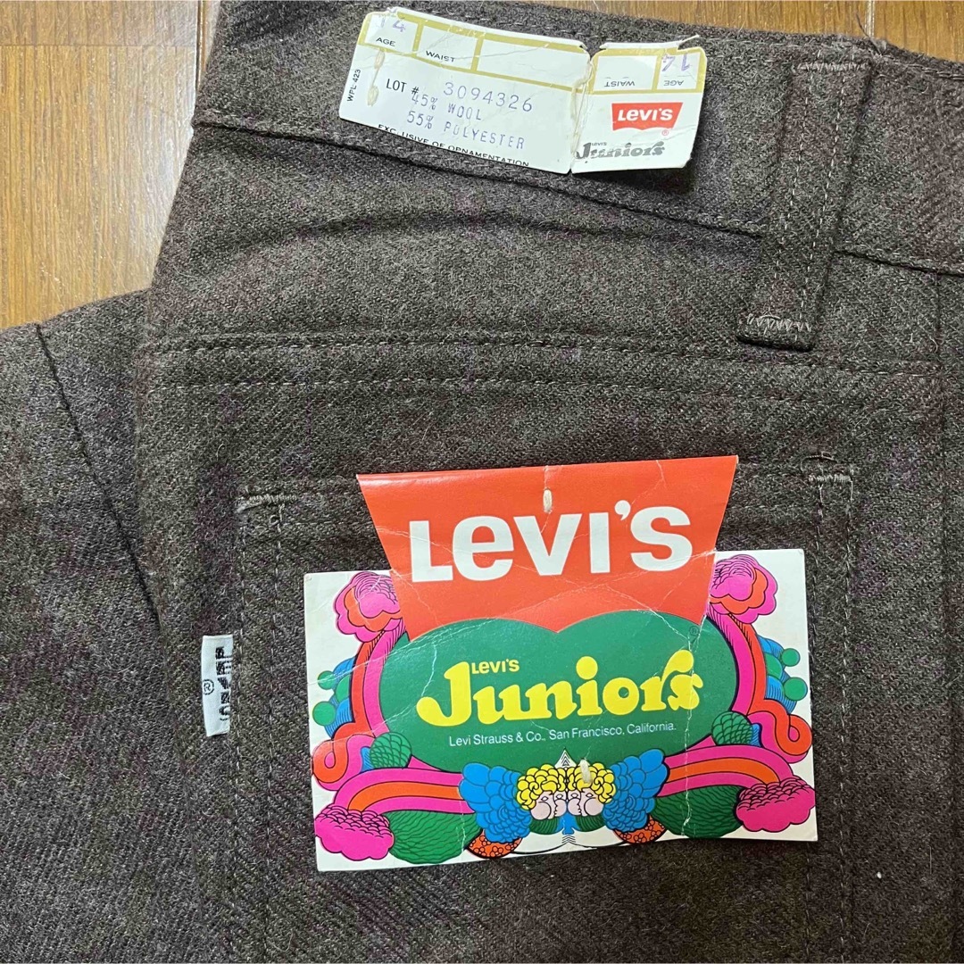 Levi's(リーバイス)のLevi's 60's〜70's デッドストックウール混パンツ レディースのパンツ(カジュアルパンツ)の商品写真