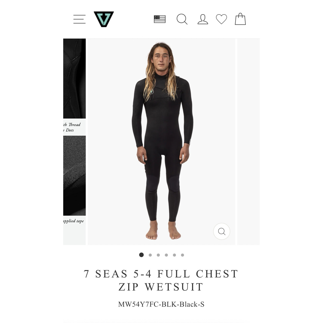 VISSLA - VISSLA wetsuits 5×4mmの通販 by あずふるshop|ヴィスラなら