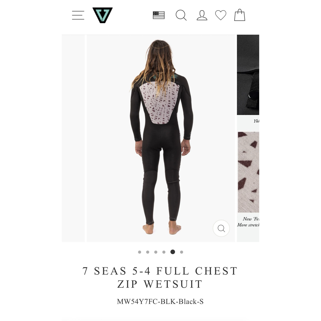 VISSLA - VISSLA wetsuits 5×4mmの通販 by あずふるshop|ヴィスラなら