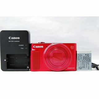 キヤノン(Canon)の■美品■Canon PowerShot SX620 HS レッド(コンパクトデジタルカメラ)