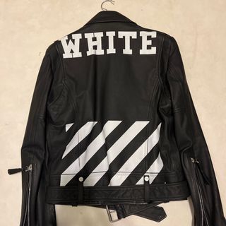 オフホワイト ライダースジャケット(メンズ)の通販 30点 | OFF-WHITEの