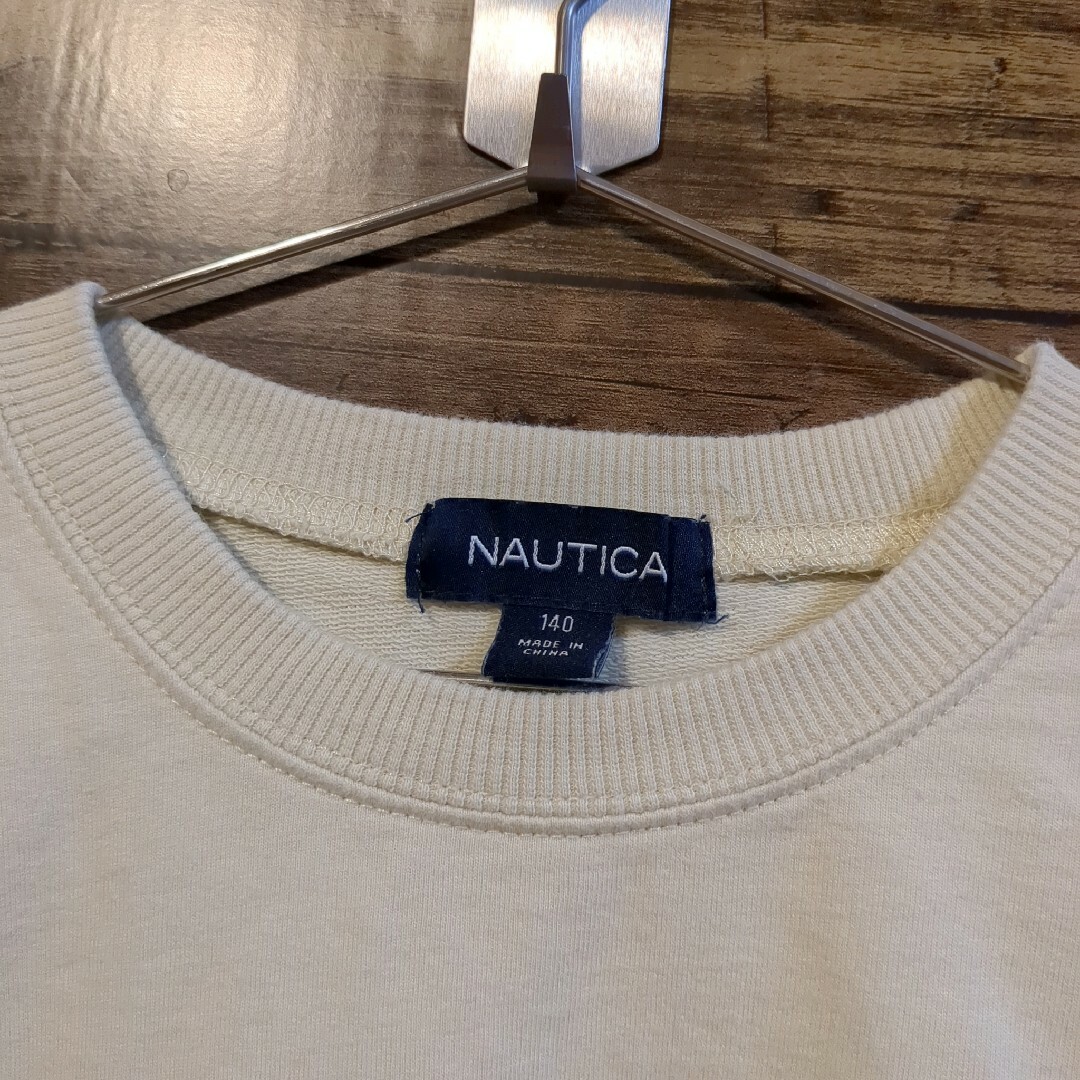 NAUTICA(ノーティカ)の【NAUTICA】トレーナー　140cm　バイカラー キッズ/ベビー/マタニティのキッズ服男の子用(90cm~)(Tシャツ/カットソー)の商品写真