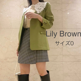 リリーブラウン(Lily Brown)のLily Brown フロントビットショートパンツ　0(キュロット)
