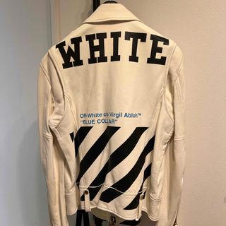 オフホワイト(OFF-WHITE)のオフホワイトライダース(ライダースジャケット)