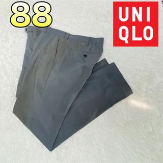 ユニクロ(UNIQLO)のユニクロ メンズ  スラックス 88cm グレー(スラックス)