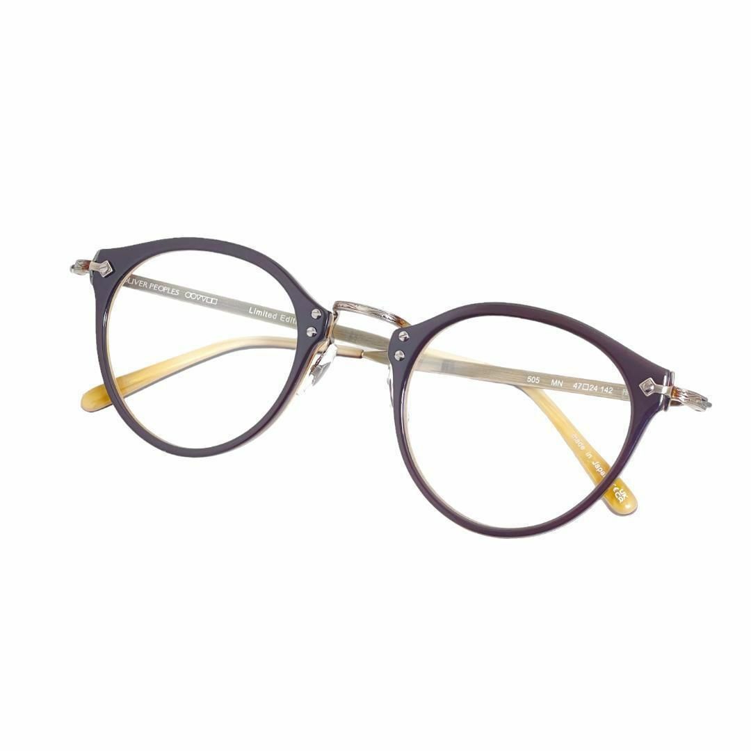 Oliver Peoples(オリバーピープルズ)の【新品◆名作◆オプテックジャパン期】オリバーピープルズ OP-505雅MN焦げ茶 メンズのファッション小物(サングラス/メガネ)の商品写真