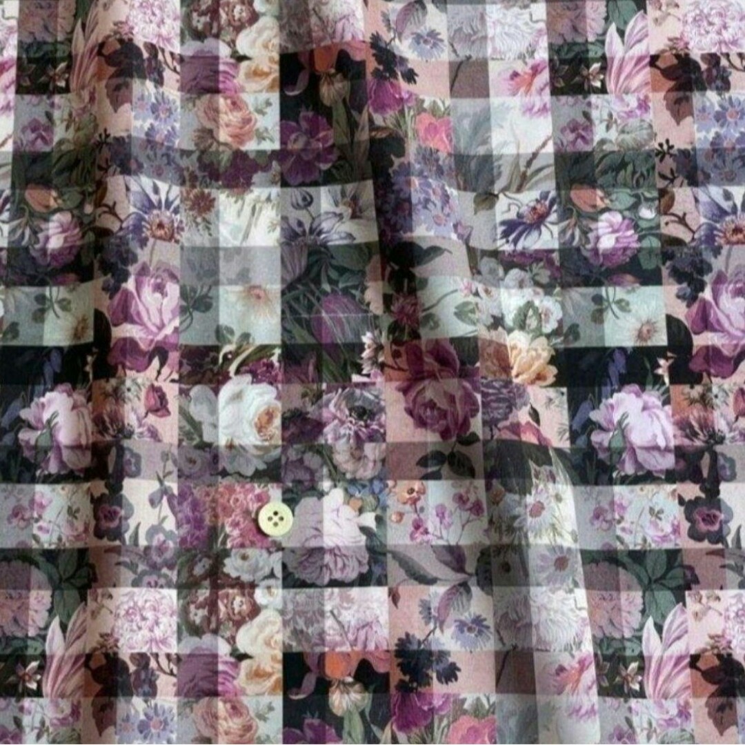 LIBERTY.(リバティ)のLIBERTY　アーカイブギンガム　B色　パープル　生地幅×2m ハンドメイドの素材/材料(生地/糸)の商品写真