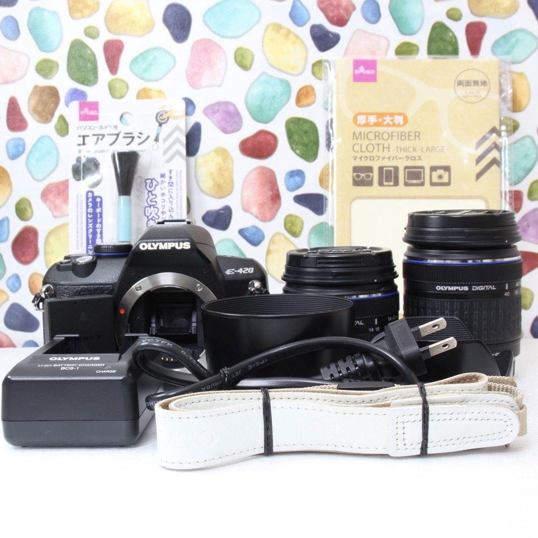 Nryfamのカメラ♪♥◇OLYMPUS E-420 ◇ダブルズームキット ◇美品