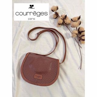 クレージュ(Courreges)のCourrèges《希少》クレージュ　ヴィンテージ　ロゴ　ショルダーバッグ(ショルダーバッグ)