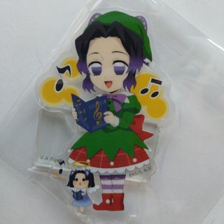 胡蝶しのぶクリスマス2022アクリルスタンド&柱展クリア色紙2枚セット(キャラクターグッズ)