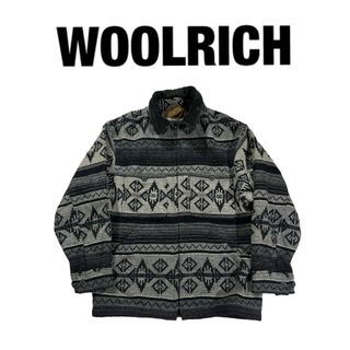 WOOLRICH ネイティブ柄 ウールジャケット ブランケット 90s 厚手