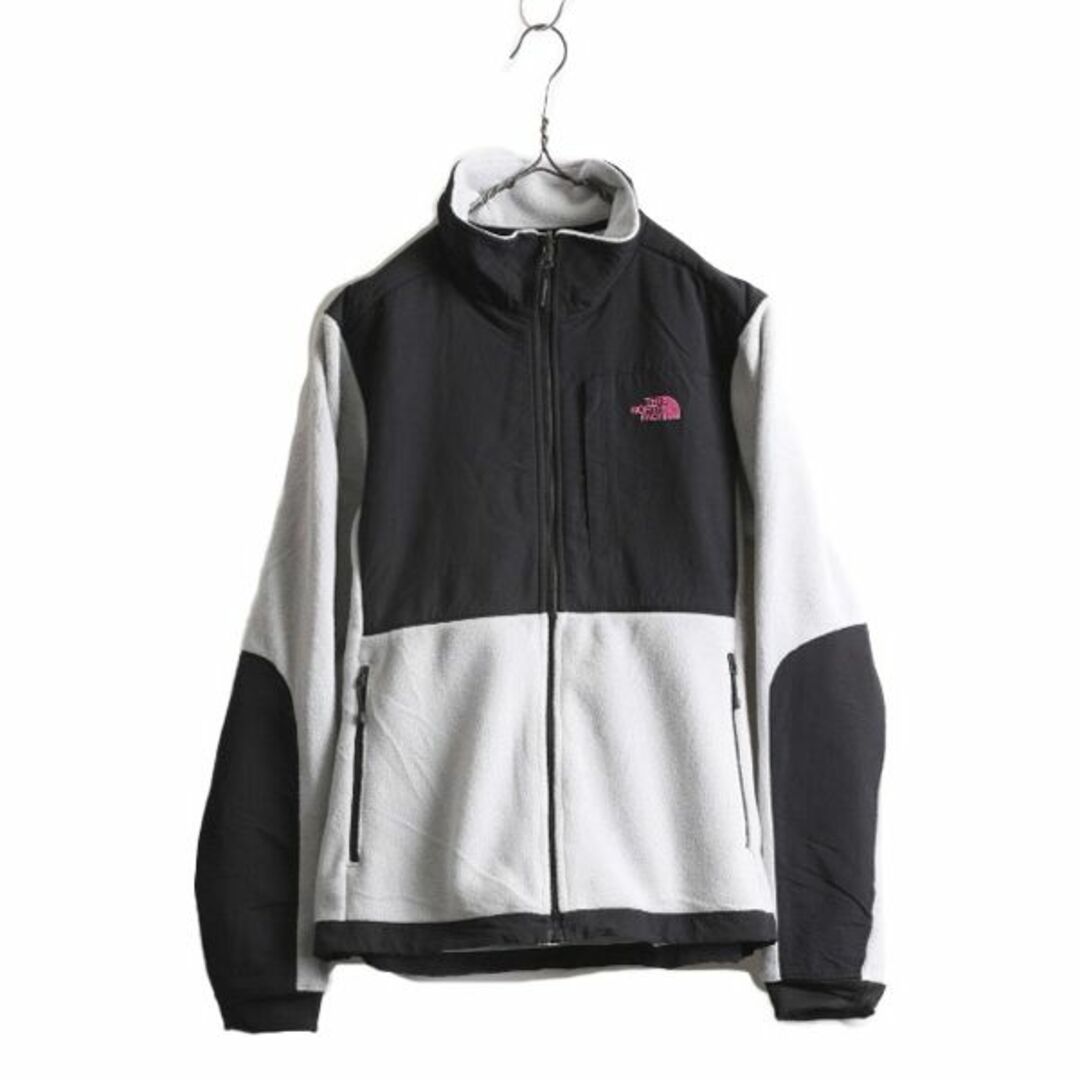 US企画ノースフェイス デナリ ジャケット レディース L The North Face DENALI フルジップ フリース ナイロン ブルゾン  ジャンパー 2トーン