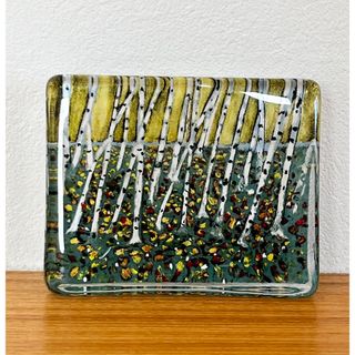 イッタラ(iittala)のiittala ヘルヤ ガラスカード(小) "Lehtien tanssi"(置物)