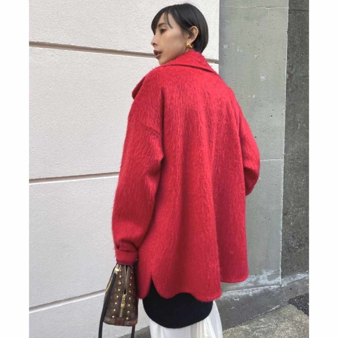 Ameri VINTAGE - Ameri【タグ付新品】シャギー ミドル コートの Ameri VINTAGE - Ameri【タグ付新品】シャギー ミドル コートの