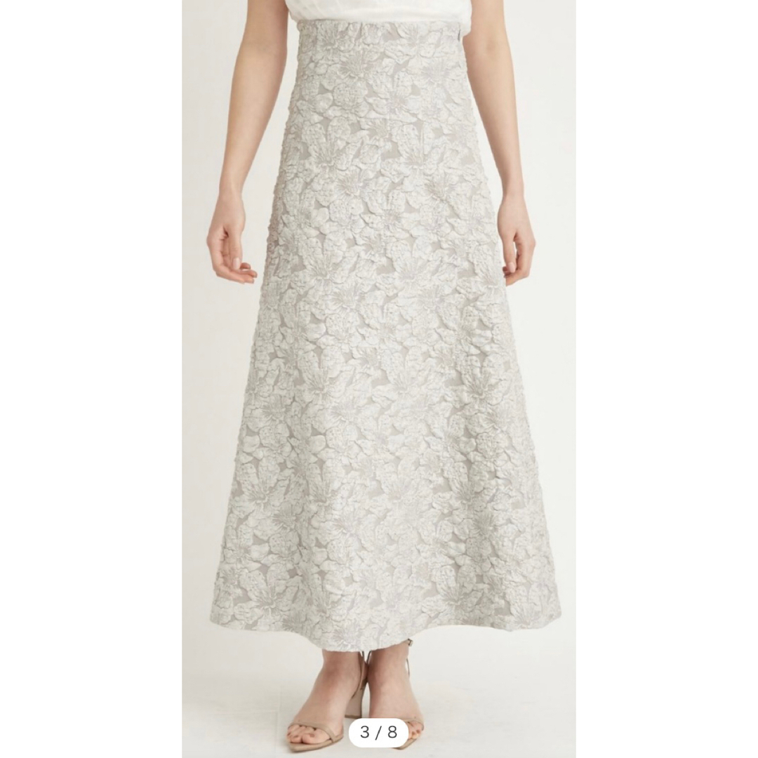 SNIDEL(スナイデル)のSNIDELジャガードスカート　新品未使用 レディースのスカート(ロングスカート)の商品写真