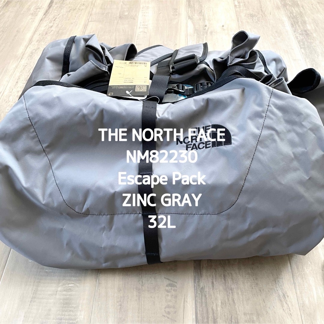 THE NORTH FACE(ザノースフェイス)の【新品未使用】ザノースフェイス エスケープパック 灰色 ジンクグレー 32L メンズのバッグ(バッグパック/リュック)の商品写真